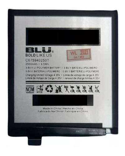 Bateria Pila Blu R1 Hd C675940250t