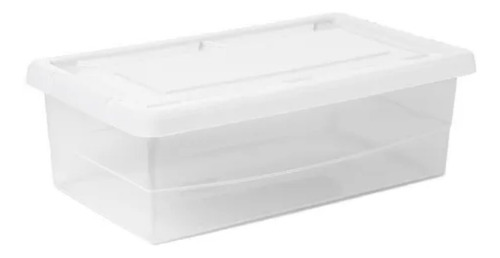 Caja Organizadora De Zapatos X6 Unidades Plastica 38x22x12,5