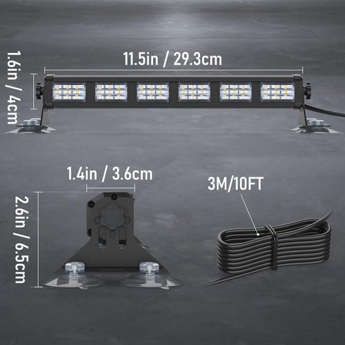Luces Estroboscópicas De Emergencia Para Camiones, 36 Led De