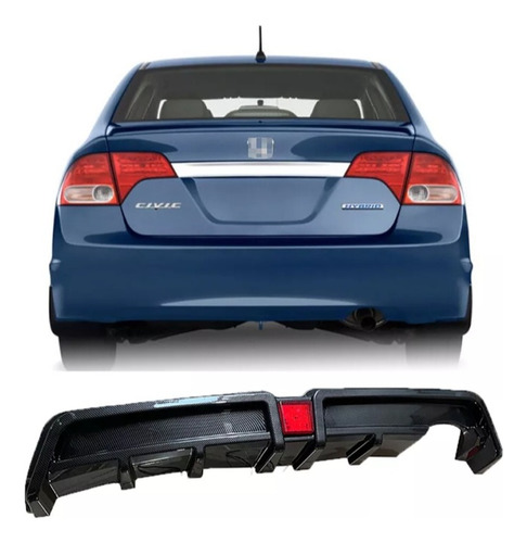 Spoiler Difusor Compatible Con Marca Honda Civic Universal