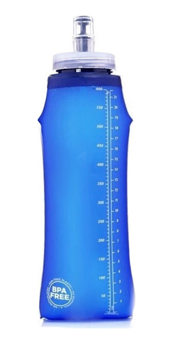 Botella De Agua Flexible 600 Ml