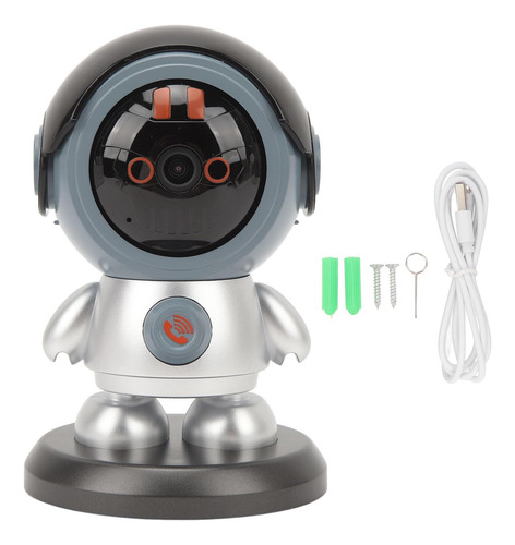 Cámara Robot Wifi 1080p Detección De Movimiento 2 Vías Conve
