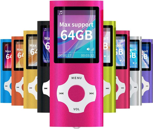 Reproductor Portátil Mymahdi Mp3/mp4, Pantalla Lcd De 18 Pul