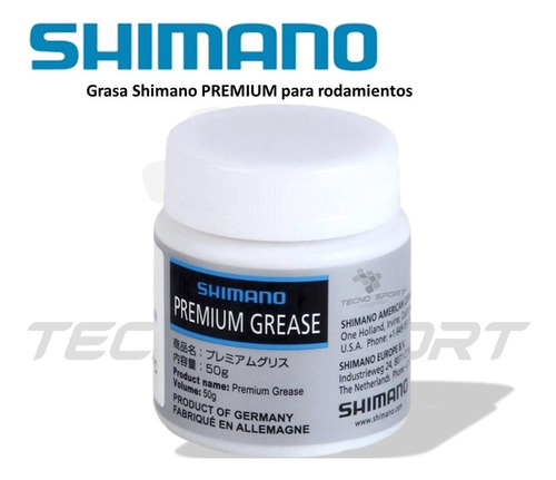 Imagen 4 de 7 de Grasa Shimano Premium Lubricante Rodamiento 50g