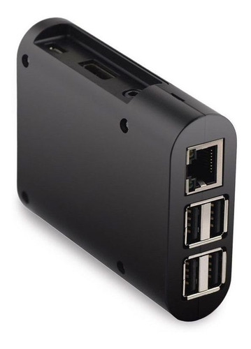 Case Black Abs Para Raspberry Pi 2 E Pi 3 Pi3 