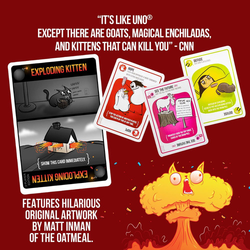 Exploding Kittens Original Edition - Divertidísimo Juego ...