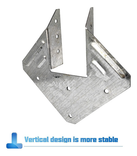 8 Piezas De Soportes Vigas Galvanizados Caliente De Cal...