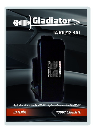 Cargador De Batería Aplicable Al Mod Gladiator Ta610/12bat