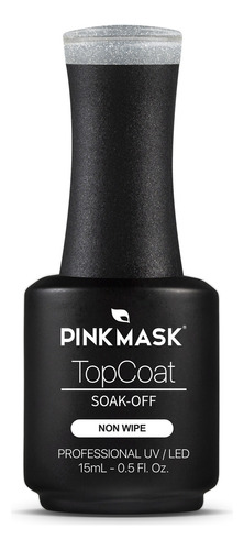 Top Coat Pink Mask Gel Color Flash Effect