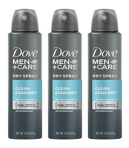 Spray De Dove Men Care + Seco Antitranspirante, Clean Comfor