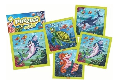 Rompecabeza Puzzle - Acuario - X 4 Duravit - Premium