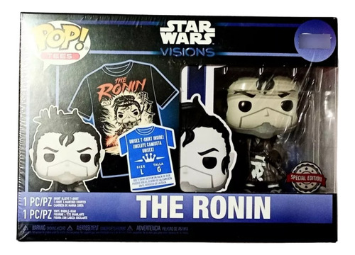 Ronin Sith Figura Funko Pop Star Wars Con Playera Original