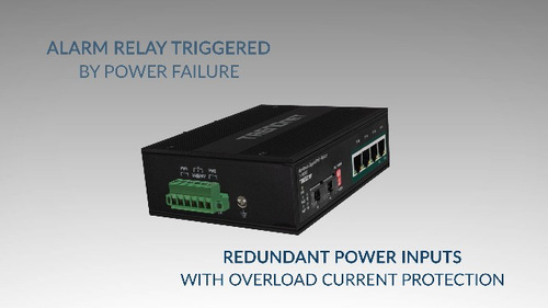 Conmutador Carril Din 5 Puerto Ethernet Rapido Ti E50 1