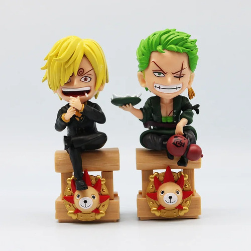 Figura Sanji One Piece Anime Muñeco Sentado Pvc