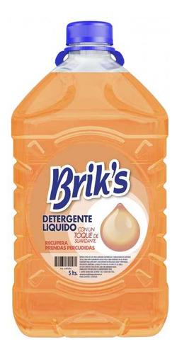 Detergente Matic Briks Naranja 5 Litros