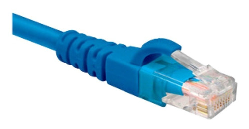 Cable Rj45 Patch Cord Cat6 1 Metro  Azul Caja X 12 Unidades