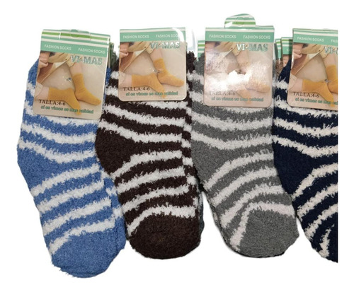 Pack 12 Calcetines De Toalla Invierno Grueso Niño O Niña