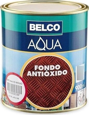 Fondo Antióxido Herrería Cromatado Rojo Belco Aqua 0.9 Lts