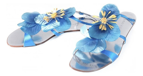 Sandalias Flores Azules Casadei