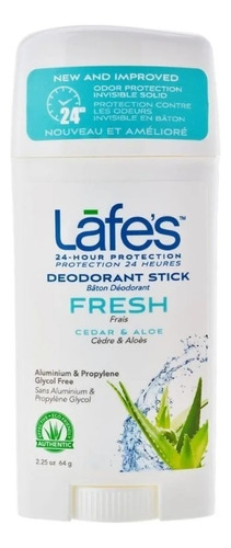Desodorante Twist Fresh Lafes 64g Fragrância Aloe Vera
