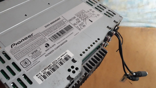 Dvd Pioneer 1 Din Dvh-8880avbt Completo Ótimo Estado. (Usado)