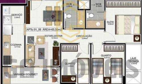 Imagem 4 de 7 de Lançamento No Murilopolis 3 Quartos Varanda Gourmet Área De Lazer A Partir De 364 Mil! - 953