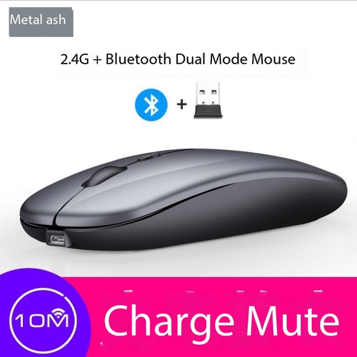 Ratón Inalámbrico Con Conexión Bluetooth Y Usb, Universal