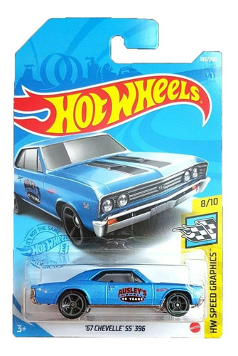 Hot Wheels - 8/5 - '67 Chevelle Ss 396 - 1/64 - Gry43