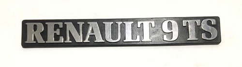 Insignia Emblema Leyenda Baul Porton Renault 9 Ts Original
