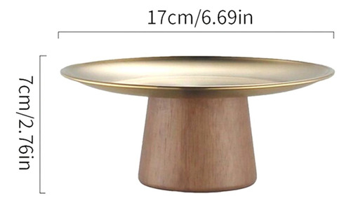 Plato De Postre Para Servir Plato Versátil Soporte 17cmx7cm