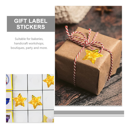 Adhesivos Decorativos For Hornear Con Forma De Estrella, 2