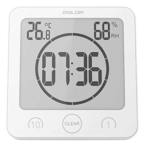 Baldr Inyectora De Ducha Temporizador Impermeable Lcd Reloj 