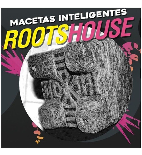 Imagen 3 de 10 de Maceta Root House Inteligente Auto Poda 10 Litros Cogoshop