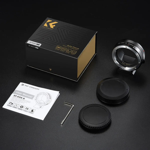 Adaptador Rf Ef/ef-s Camera Canon Eos R Autofoco K&f Concept 6.5 Cm 5 Cm