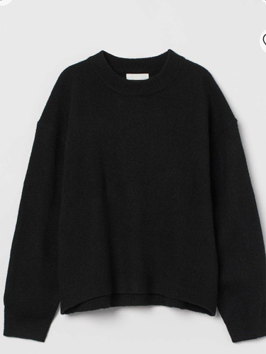 Suéter H&m Sweater Negro Talla Chica Amplio
