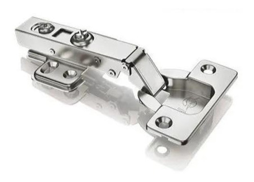 RR Inox e Ferragens Kit 10 Dobradiças Com Amortecedor 35mm Reta P/ Armário Porta