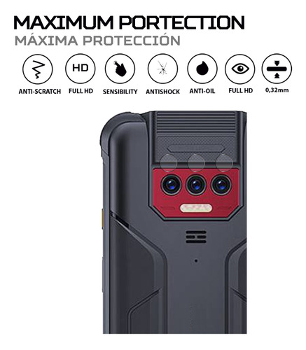Protector De Camara Antishock Para Cubot Kingkong 8