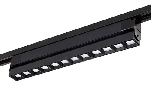 Spot Led Pontual Linear 40cm 35w Para Trilho Eletrificado Estrutura Preto 127/220V