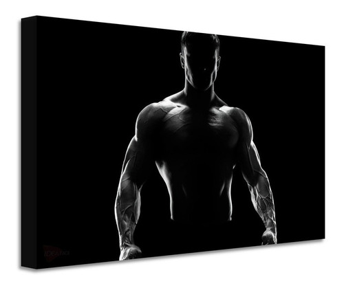 Cuadro Gimnasio Ejercicio Crossfit Canvas Grueso 60x40 Gmh96