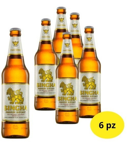 6 Pack Cerveza Singha De 330ml
