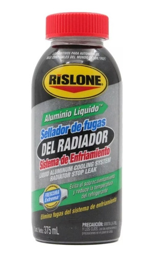 Aluminio Liquido Sellador De Fugas D Radiador Rislone 375 Ml