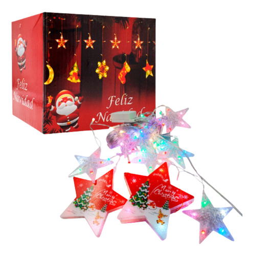 Luces Led Decorativas Navideñas Estrellas Colores Calidos !!