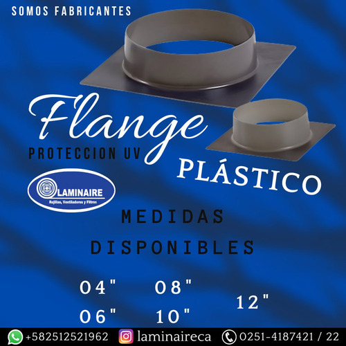 Flange 12 PuLG Plastico