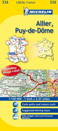 Mapa Local Allier, Puy-de-dâme - Varios Autores