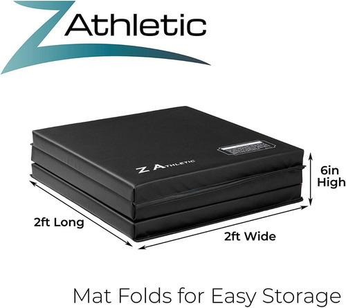 Imagen 3 de 3 de Colchón Plegable Para Gimnasia, Pilates Y Yoga Z-athletic