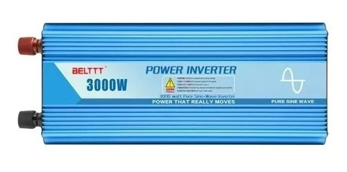Imagen 1 de 1 de Inversor Onda Pura 3000w 12v 120v Ac
