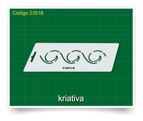 Imagem 3 de 4 de Gabarito Para Quilting - Onda - 23518