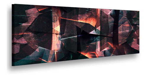 Canvas Abstract Pink 90x45cms,