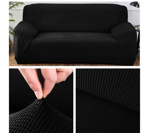 Imagen 6 de 10 de Funda De Sofá Forma De Il Chaise Longue 3 Asientos X Un Par