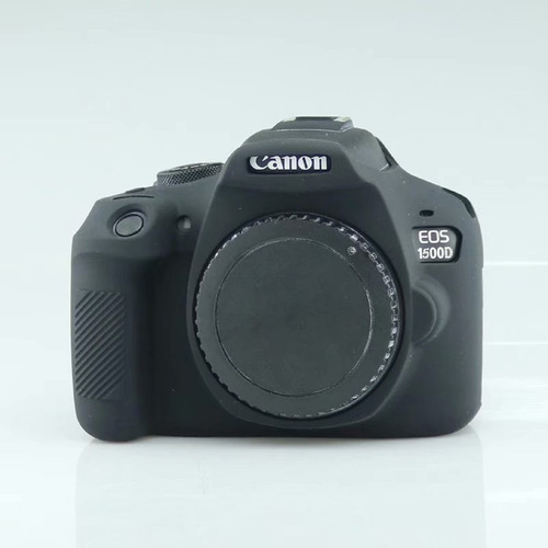 Funda Silicona Para Canon T5 T6 T7 Color Negro